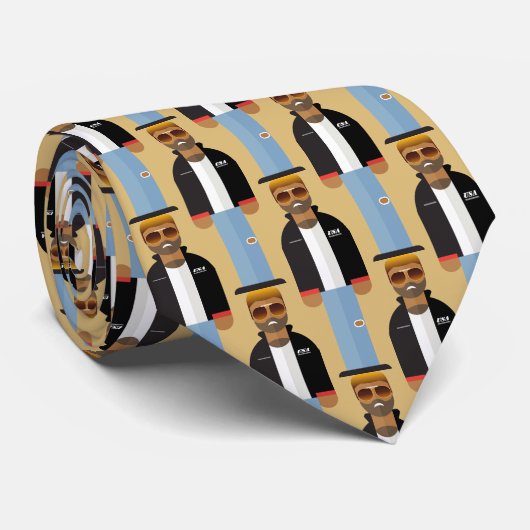 Yog – Pop Icon Pattern Tie Krawatte (Gerollt)