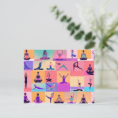 Yoga 01 postkarte (Stehend Vorderseite)