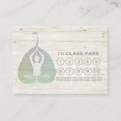 Yoga 10 Class Pass Loyalty Ernennung Bodhi Leaf Treuekarte (Vorderseite)