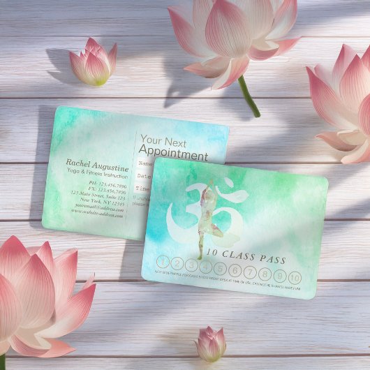 YOGA 10 Class Pass Termin Meditation Pose Om