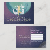 YOGA 10 Class Pass Termin Meditation Pose OM (Vorne/Hinten)
