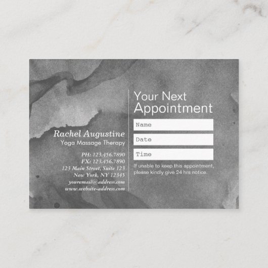 YOGA 10 Class Pass Termin Meditation Pose Om Treuekarte (Rückseite)