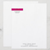 Yoga 1 - Letterhead Briefbogen (Vorne/Hinten)