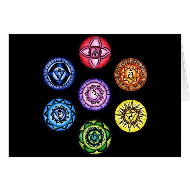 Yoga - 7 Chakras Energie (Vorderseite (Horizontal))