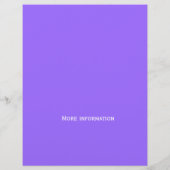 Yoga A4 Flyer (Hinten)