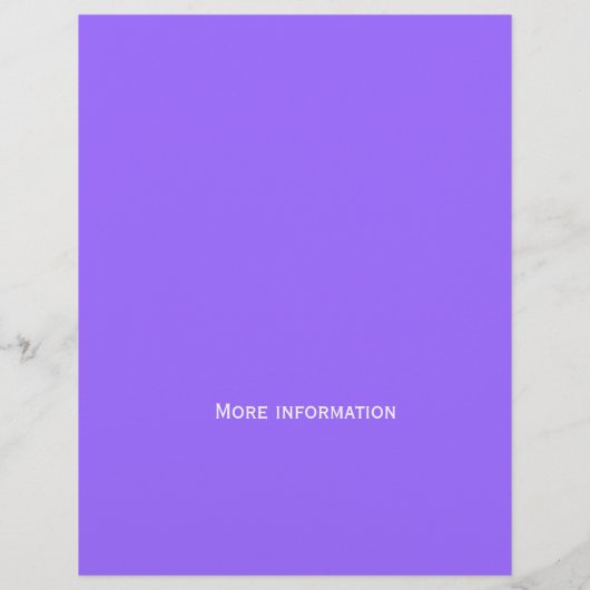 Yoga A4 Flyer (Hinten)