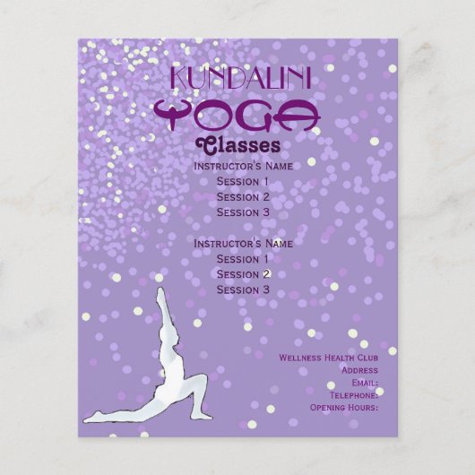 Yoga A5 Flyer (Vorne)