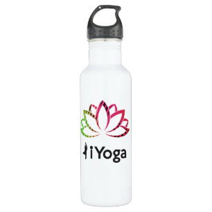 Yoga   Abstrakt   Bunt Trinkflasche