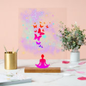YOGA ACRYLSCHILD (Hochzeit)