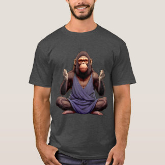 Yoga-Affen T-Shirt