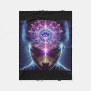 Yoga Ajna Bewusstsein Drittes Auge Chakra Brahman  Fleecedecke