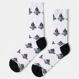 Yoga-Alien Socken