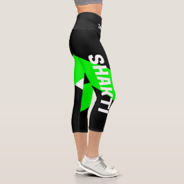 Yoga-Ameisen-Ameisen-Ameisen Capri Leggings