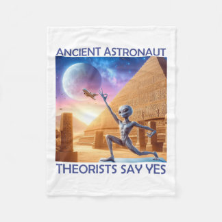 Yoga Ancient Astronauten Theoretiker sagen Ja Alie Fleecedecke