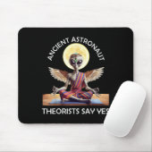 Yoga Ancient Astronauten Theoretiker sagen Ja Alie Mousepad (Mit Mouse)