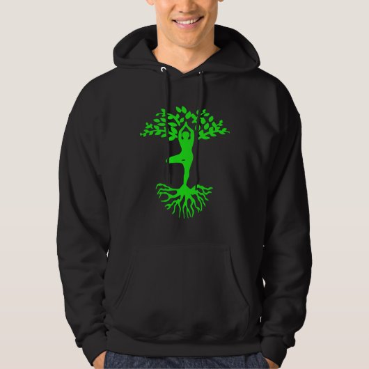 Yoga Angepasst Hoodie (Vorderseite)