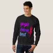 Yoga Asana Vrikshasana Pose Sweatshirt (Vorne ganz)