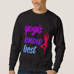Yoga Asana Vrikshasana Pose Sweatshirt