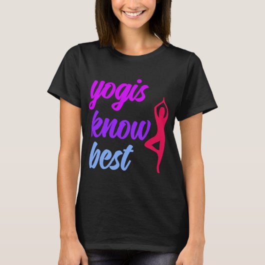 Yoga Asana Vrikshasana Pose T-Shirt (Vorderseite)