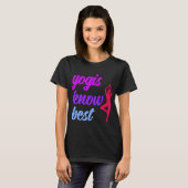 Yoga Asana Vrikshasana Pose T-Shirt (Vorne ganz)