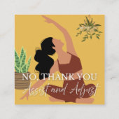 Yoga Assist Cards Telefonnummerkarte (Rückseite)