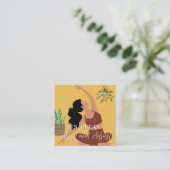 Yoga Assist Cards Telefonnummerkarte (Stehend Vorderseite)