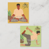Yoga Assist Cards Telefonnummerkarte (Vorne/Hinten)