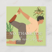 Yoga Assist Cards Telefonnummerkarte (Rückseite)