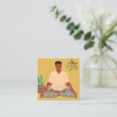 Yoga Assist Cards Telefonnummerkarte (Stehend Vorderseite)