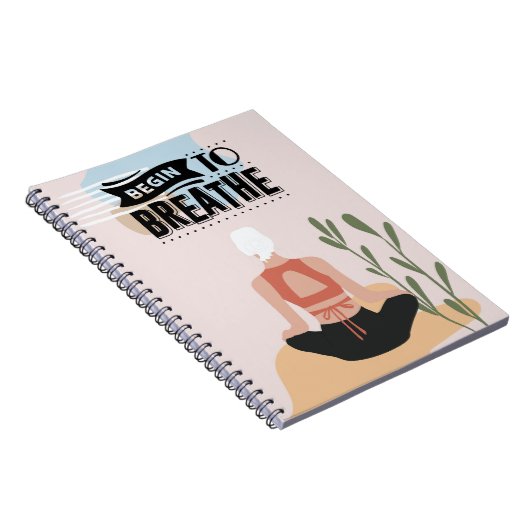 Yoga, atmen notizblock (Rechte Seite)