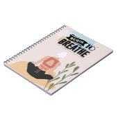 Yoga, atmen notizblock (Linke Seite)