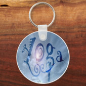 Yoga Außenwolken Schlüsselanhänger (Vorderseite)