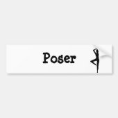 Yoga-Autoaufkleber Autoaufkleber (Vorne)