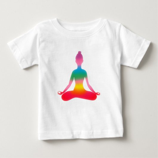 Yoga Baby Jersey Bodysuit Baby T-shirt (Vorderseite)