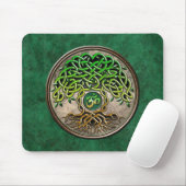 Yoga-Baum des Lebens Mousepad (Mit Mouse)