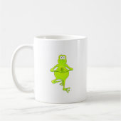 Yoga-Baum-Frosch Kaffeetasse (Links)