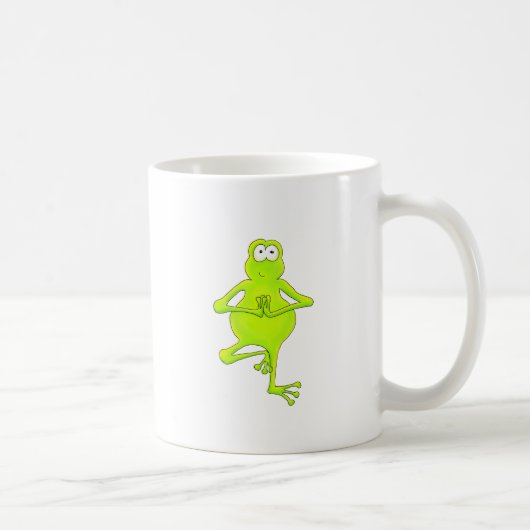 Yoga-Baum-Frosch Kaffeetasse (Rechts)