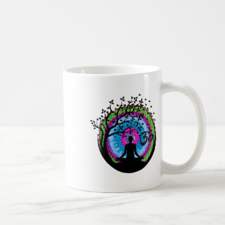 Yoga-Baum gehäkelt Om Mandala, Stricken und Nähen  Kaffeetasse