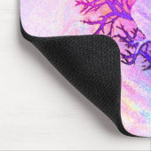 Yoga-Baum-Pastell-Regenbogen Mousepad (Ecke)