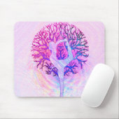 Yoga-Baum-Pastell-Regenbogen Mousepad (Mit Mouse)