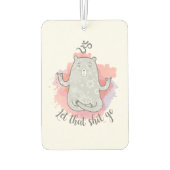 Yoga Bear Autolufterfrischer (Rückseite)