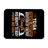 Yoga bedeutet die Hinzufügung von Energie und Soul Magnet (Horizontal)