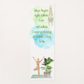 Yoga Begins Fitness Mat Yogamatte (Vorderseite)