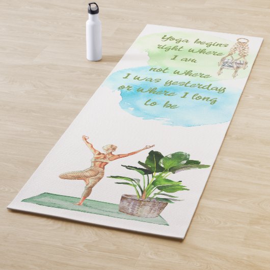 Yoga Begins Fitness Mat Yogamatte (Beispiel)