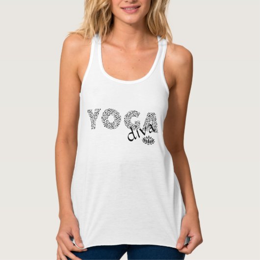 YOGA Bella Flowy Racerback Tank Top (Vorderseite)