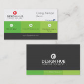 Yoga-berufliche Visitenkarte (Vorne/Hinten)