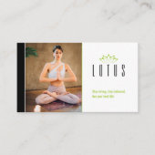 Yoga | Beruflicher Lehrer Visitenkarte (Vorderseite)