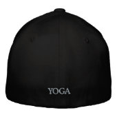 YOGA BESTICKTE BASEBALLKAPPE (Rückseite)