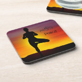 Yoga Beverage Coaster Getränkeuntersetzer (Linke Seite)