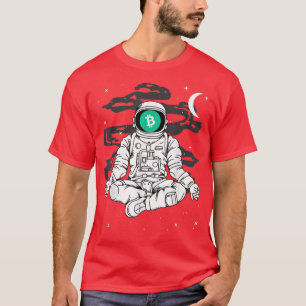 Yoga-Bitcoin-BCH-Münze für Astronauten bis zum Mon T-Shirt